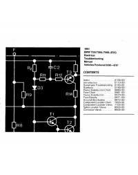Electrical Troubleshooting Manual BMW 7-Series 1988-1991 г.