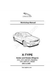 Workshop Manual Jaguar X-Type 2001-2009 г.