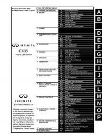 Service Manual Infiniti EX35 2008 г.