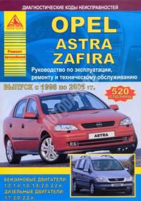 Руководство по эксплуатации, ремонту и ТО Opel Zafira 1998-2005 г.