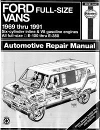 Avtomoive Repair Manual Ford Full-size Vans 1969-1991 г.