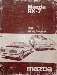 Wiring Diagram Mazda RX-7 1988-1991 г.