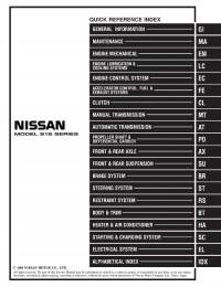 Service Manual Nissan Silvia 2001 г.