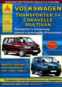 Руководство по эксплуатации, ремонту и ТО VW Multivan 1990-2003 г.