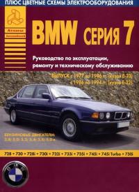 Руководство по эксплуатации, ремонту и ТО BMW серия 7 1977-1994 г.
