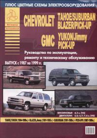 Руководство по эксплуатации, ремонту и ТО Chevrolet Pick-Up 1987-1999 г.