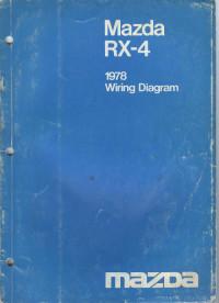 Wiring Diagram Mazda RX-4 1978 г.