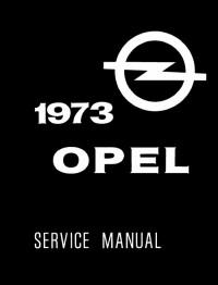 Service Manual Opel GT 1973 г.