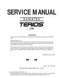 Service Manual Daihatsu Terios.