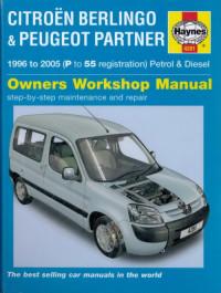 Owners Workshop Manual Citroen Berlingo 1996-2005 г.