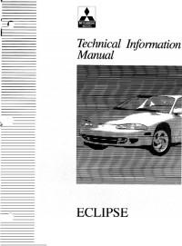 Technical Information Manual Mitsubishi Eclipse.