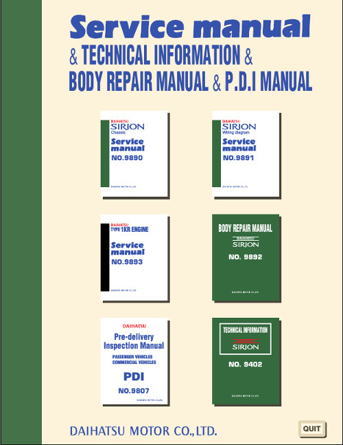 Руководство Дайхатсу Пизар Руководство Дайхатсу Пизар