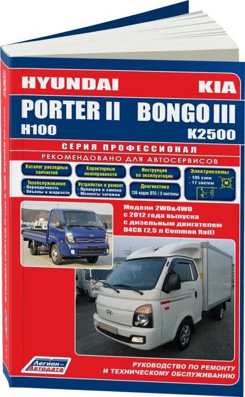 Hyundai porter инструкция по эксплуатации