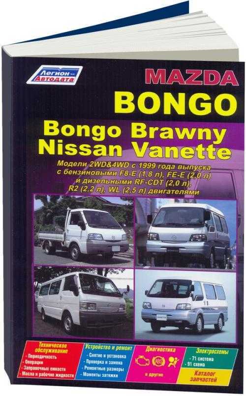 Руководство по эксплуатации mazda bongo Руководство по эксплуатации mazda bongo