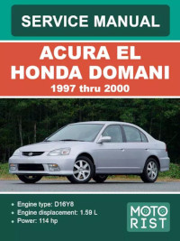 Service Manual Acura EL 1997-2000 г.